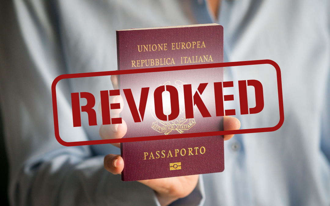 Can They Take Away Your Italian Citizenship Over the “Minor Issue”? @smartdualcitizenship